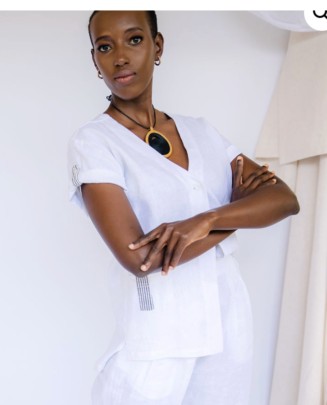 Aminatu Linen Top
