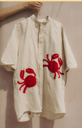 Yakaa Kaa Unisex Shirt Cream Oversize